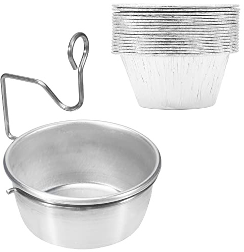 WELL GRILL Vaschetta antigrasso con confezione da 15 inserti usa e getta per barbecue a gas Enders Boston, Landmann, Char-Broil, vassoio antigoccia, accessorio per barbecue