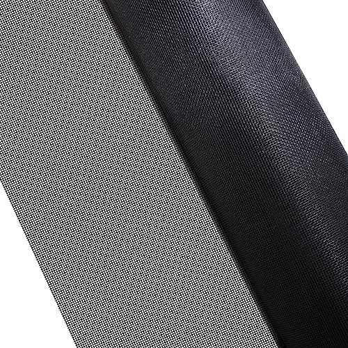 Fliegengitter Fliegennetz Meterware 100 x 200 cm Fiberglas Fenster Nicht Verformt Schutz Gegen Mücken Fliegennetz für Balkontür Dachfenster Schwarz