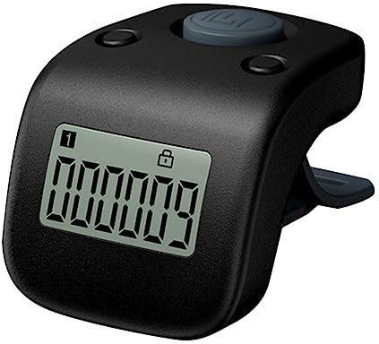 BESPORTBLE Gesangszähler Elektronischer Fingerz?hler Ziffer Lap- Meditations-fingerzähler Zählen Rücksetzbarer Rundenzähler Handzähler Kieselgel Rotieren Buddhistisches Gefäß Rosenkranz