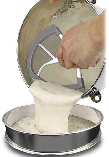 NYCEMAKEUP Professional Edge Beater Mixer Attachment Tilt-Head Stand Mixer Attachments Mixer Paddle Perfect for 6QT Mixers Flex-Edge Paddle