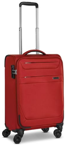 Worldpack Petite Valise Souple pour Cabine | Valise à roulettes 36 x 20 x 55 cm en Polyester Robuste de Haute qualité | pour Femmes et Hommes | 4 roulettes Doubles et Cadenas TSA | Série Chicago