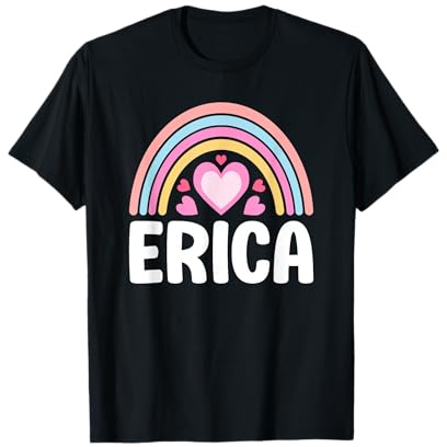 I Love Erica Cute Erica Lover for Men and Women T-Shirt