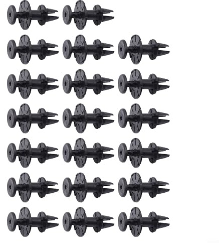 Lot de 20 clips de seuil latéraux pour BMW - Fixations de rechange compatibles avec la pièce n° 07147122912/07147122913