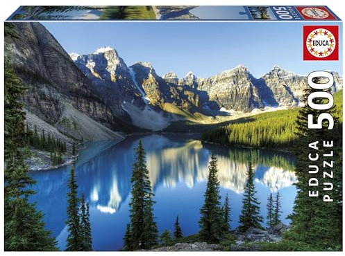 Educa - 500-teiliges Puzzle für Erwachsene | See in Alberta. Inklusive Fix Puzzle-Kleber. Maße: 48 x 34 cm. Ab 11 Jahren (20281)