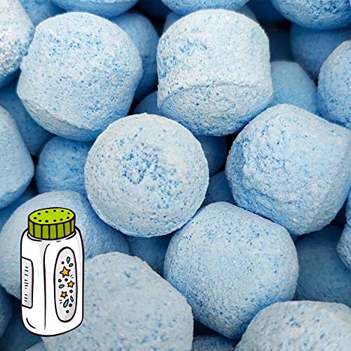 Pack Ahorro 25 Mini bombas efervescentes para manicura y pedicura - Ablandan durezas, refrescan, hidratan y relajan - Aroma: Talco