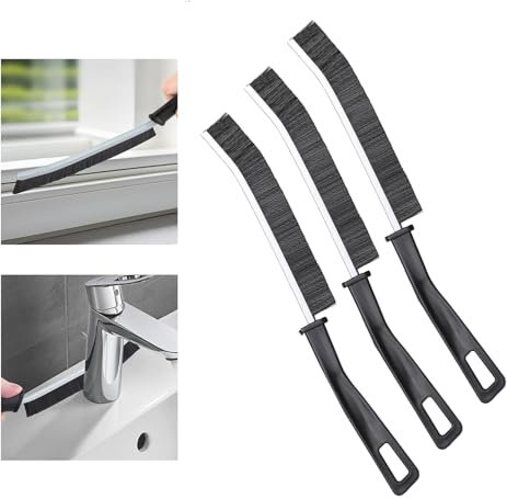 Spazzole Pulizia Fessure - Spazzola Multiuso per Pulire Fughe Piastrelle e Angoli Difficili - Spazzolino pulizia Doccia Lavandino Bagno e Cucina - Spazzola Pulizia Casa