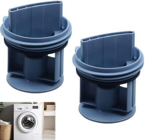 SIXHAOBU Lot de 2 filtres à peluches Bosch Filtre pour Machine à Laver Filtres de Vidange pour Machine à Laver Filtre à Poils et Peluches pour Machines à Laver pour Bosch Siemens