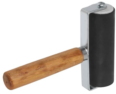 HOMOBABE Rullo per Stampa Manico in Legno 10 Cm, Strumento per Pittura a Inchiostro e Colla, Rullo per Progetti Artistici e Stampa a Blocchi, Facile da Pulire e Uso per Artigianato