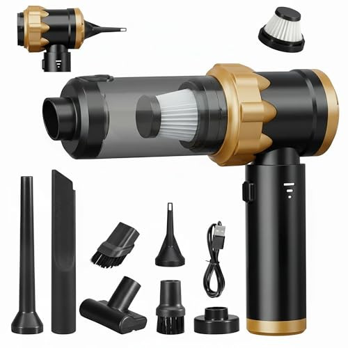 Grixz 22000Pa Handstaubsauger Akku, Autostaubsauger mit Bürstenloser Motor für Büro Genutzt Haus