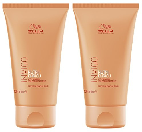 2er Nutri Enrich Express Maske mit Wärmewirkung Invigo Wella Professionals je 150 ml = 300 ml