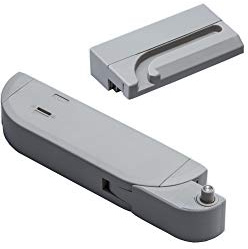 KURIKI Anti Slam Soft Close for Doors – 99 lbs Load (Left-Hand (Gray))