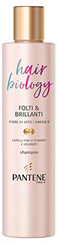 Pantene Pro-V Professionelles Haar-Shampoo, Haar-Biologie, dick, glänzend, für feines und gefärbtes Haar, 250 ml