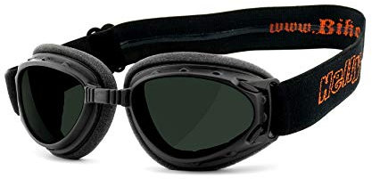 HELLY® - No.1 Bikereyes® | POLARISIEREND | Motorradbrille, Bikerbrille | winddicht, gepolstert, beschlagfrei, HLT® Sicherheitsglas nach DIN EN 166