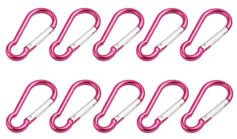 Rohans Carabiner Carabina Clip Snap Hook Clip Small Keyring Camping Sports Karabiner Coloured