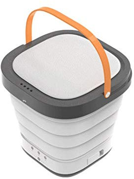 Mini Washing Machine Portable Washer and Dryer Energy Saving 40W Mini Foldable Washing Machine with Dehydration Basket for Baby Clothes Underwear Socks in Travel Apartments Fully Automatic Portable Cl