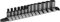 Sealey AK7990 13pc 1/4 Sq Drive Socket Set - Black Series