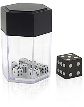 Generic Big Dice Bomb Magic Trick Prop - Schwarz Dodekaeder Würfel - Kunststoff - Magic Trick