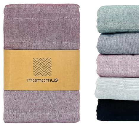 MOMOMUS Colcha Multiusos, Cubre Sofá 2-3 Plazas, 170 x 260 cm, Violeta | Cubrecama para camas de 80-105 cm de ancho: tejido plano ligero, con caída lateral