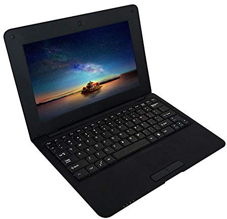 HUIOP 1 Pulgadas Netbook portátil de 10.1 Pulgadas Actions S500 1.5GHz Arm Cortex-A9 / Android 5.1 / 1G + 8G / 1024 * 600 Enchufe Negro de la UE