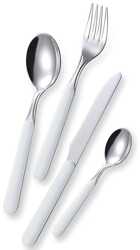 Eme Posaterie Bonita Besteck, weiß, 24-teiliges Set