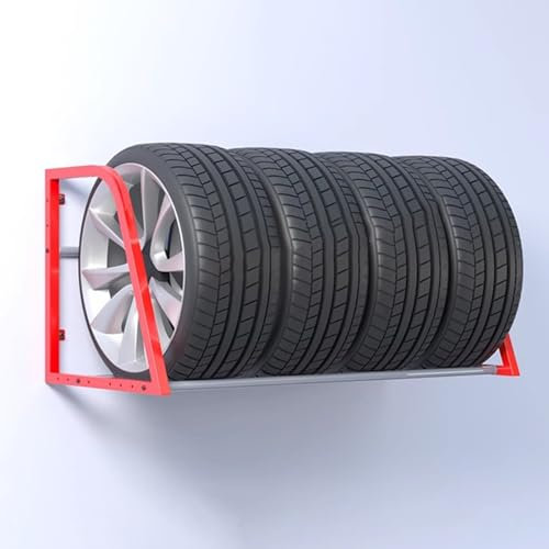 Reifenständer reifenregal Reifengestell Lagerregal Für Saisonreifen, Großer Auto Ersatzreifenhalter Für Wohnmobile Anhänger Schnee Winter SUV Räder, Garagen Halbreifenregal Felgenständer ( Color : Wal