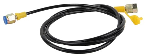 Heavy-Duty Hydraulic Pressure Test Hose - 1.5m/4FT, M16x2, 1/4BSP Testing Coupling, 630Bar DN3 Rated