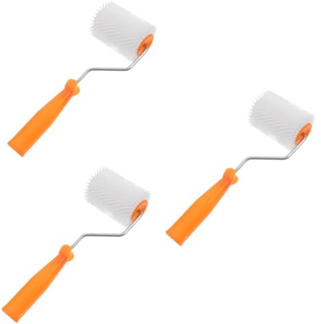 OSALADI 3stücke Spiked Roller Für Selbstnivellierenden Estrich Defoaming Tool Aus Langlebigem Material Zur Effizienten Luftblasenentfernung Bei Epoxidharz-bodenbelägen