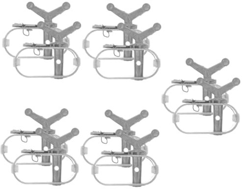 CIYODO 10 STK Drahtspanner Drahtzieher Drahtwerkzeug Mini Drahtseilspanner tendeur Riemen Traubendrähtespanner Kabelspanner Winde Spanner schwere Ausführung Spanner für Drahtseil a3 Stahl