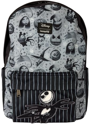 Loungefly Disney The Nightmare Before Christmas Nylon Full-Size Backpack