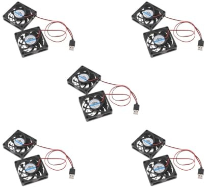 Tityvirnix 5 set 7 cm Laptop Desktop Computer Fan USB Router Radiator Heatsink Cooling System