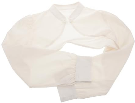 LRXIYODE Collare Finto Elegante Per Coprispalle Chiffon Accessorio Versatile e Stile Raffinato Per Abbigliamento Da Lavoro e Occasioni Sociali Facile Da Lavare e Comodo Indossare