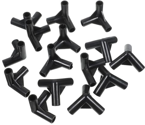 WEKADRIN 24stücke Baldachin-Zelt-beschläge Baldachin-Teile Pe-Material Zelt-Pole-stecker -verbindungsstücke -zubehör