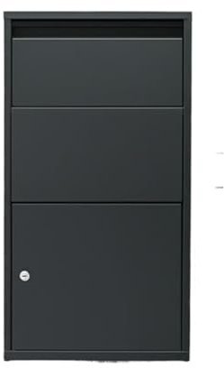 EURDFHY Mailbox Mounted Parcel Delivery Box Mailbox In Wall Standing Lockable For Parcels Home Use