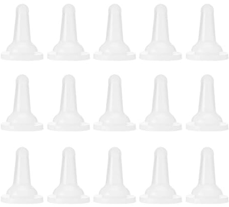 HEEPDD Matningssats för Kattungar Natflaska för Sällskapsdjur Nipple, Kollapssäkra Silikonmjuka Nippel för Katter och Hundar med Enkel Installation för Dagliga Förnödenheter för Flaska eller spruta.