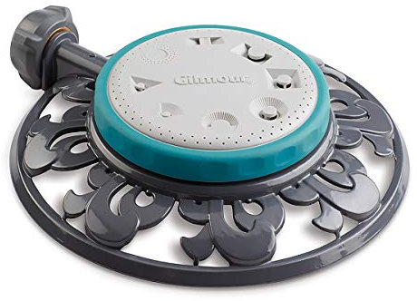 Gilmour 859563-1004 Irrigatore circolare, resistente, 8 modelli, grigio