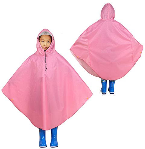 FACAI Poncho De Estilo para Niños Bicicleta Asiento Trasero para Automóvil Eléctrico Estudiantes De Primaria Impermeable Jersey Impermeable Niños De En Medio Pueden Llevar Bolsas Escolares,F-XXL
