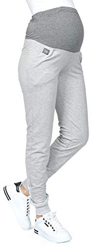 MijaCulture Lediga graviditetsbyxor, mammabyxor med magpanel Coco M003, blandning, XL