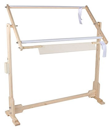 Stickerei-Ständer, Tapisserieständer, 14 CT Holzboden Tapisserieständer mit 5 Höhen