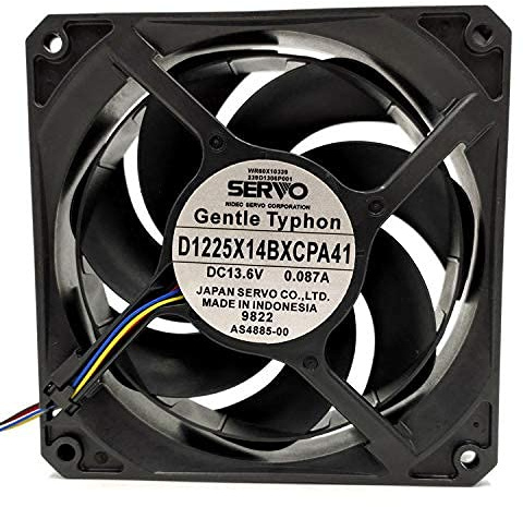 D1225X14BXCPA41 13.6V 120MM Fan 13.6V 0.087A 12025 Mute Sickle Cooling Fan