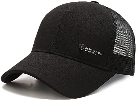 YAMEE Sommer Mesh Baseball Cap, Herren Sommer Cap, Baseballkappen Sommermütze Sonnenhut für Draußen Sport (Kopfumfang: 56-60cm)