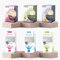 CLENTAIRE Duftblätter und Duftblumen 6er Probierpack - Emerald Dream, Midnight Sapphire, Sensual Ruby/Beutiful Rose, Lotus Flower, Spring Flower