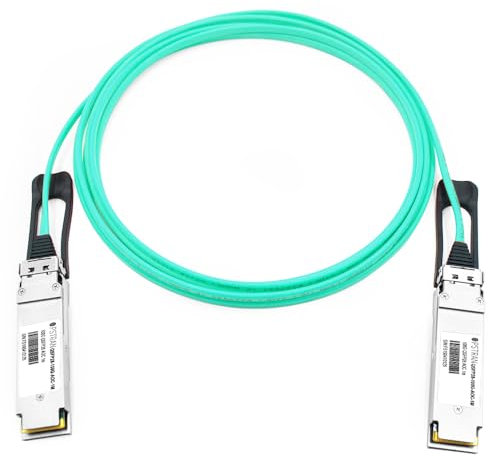 OPSTRAN 1m (3ft) 100G QSFP28 to QSFP28 Active Optical Cable Compatible with NVIDIA MFA1A00-E001