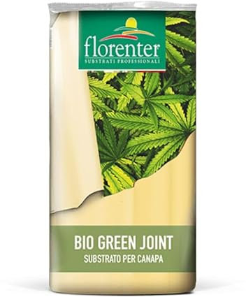 Terriccio bio specifico per piante di Canapa Cannabacee uso indoor e outdoor Substrato per coltivazione di Cannabis Bio Green Joint sacco da 45 litri Vivaio di Castelletto