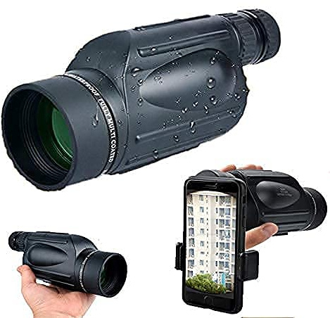 Telescopio monoculare per adulti con binocolo ottico impermeabile Monoculare con ingrandimento ad alta definizione 15X con oculari FMC e lenti obiettive