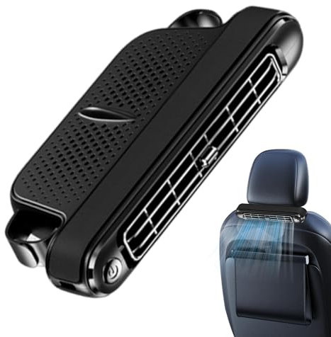 Ventilateur de siège de voiture - Ventilateur USB pour siège de voiture - Ventilateur de refroidissement portable alimenté par USB pour siège de voiture - Ventilateur de refroidissement puissant pour