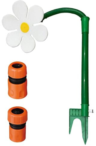 Blumensprinkler - Tanzender Gänseblümchen-Düse, Rasensprinkler | Rotierender Crazy Daisy Sprinkler mit Blumenförmigem Design, Deko Garten Blumenspiel Sprinkler für Garten, 105 x 28 cm