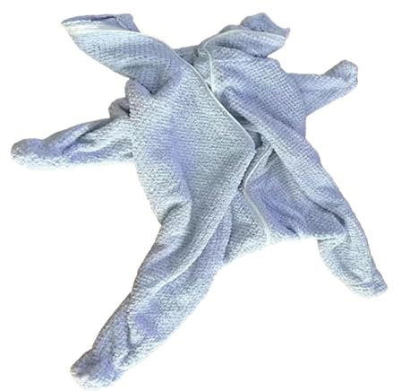 Dualoai Hundehandtuch, Hundebademantel, super saugfähig, Hundemantel für die Fellpflege im Freien, Schwimmen, Baden, S