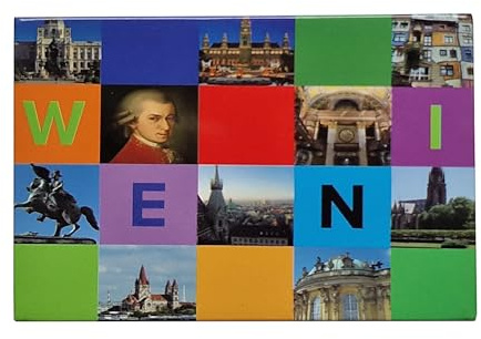 Foto Magnet Wien - Kühlschrankmagnet Souvenir Fotomagnet