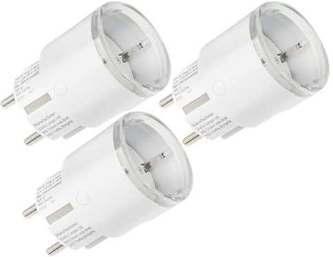 SHELLY Prise Wi-Fi Plug S Gen3 Mat Blanc Lot de 3