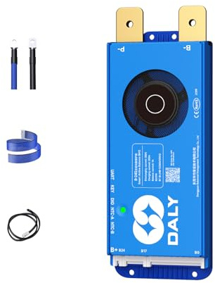 DALY BMS 60V 200A – 1A Active Balance Batteriemanagementsystem, integriertes Bluetooth für 20S LifePO4 Akkupack – Ideal für Golfwagen, Trolling Motoren, Marineanwendungen, AGM und mehr